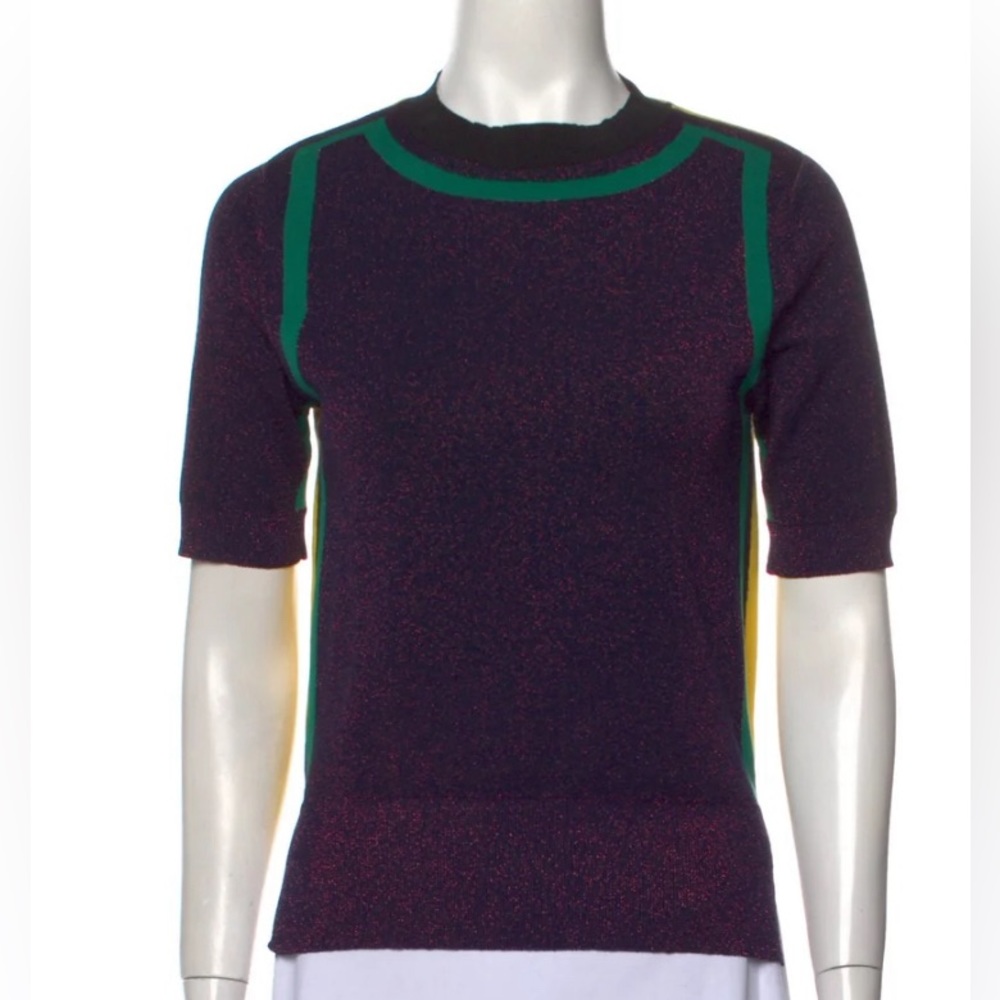 MARNI Color Block Knit Top sz 40
